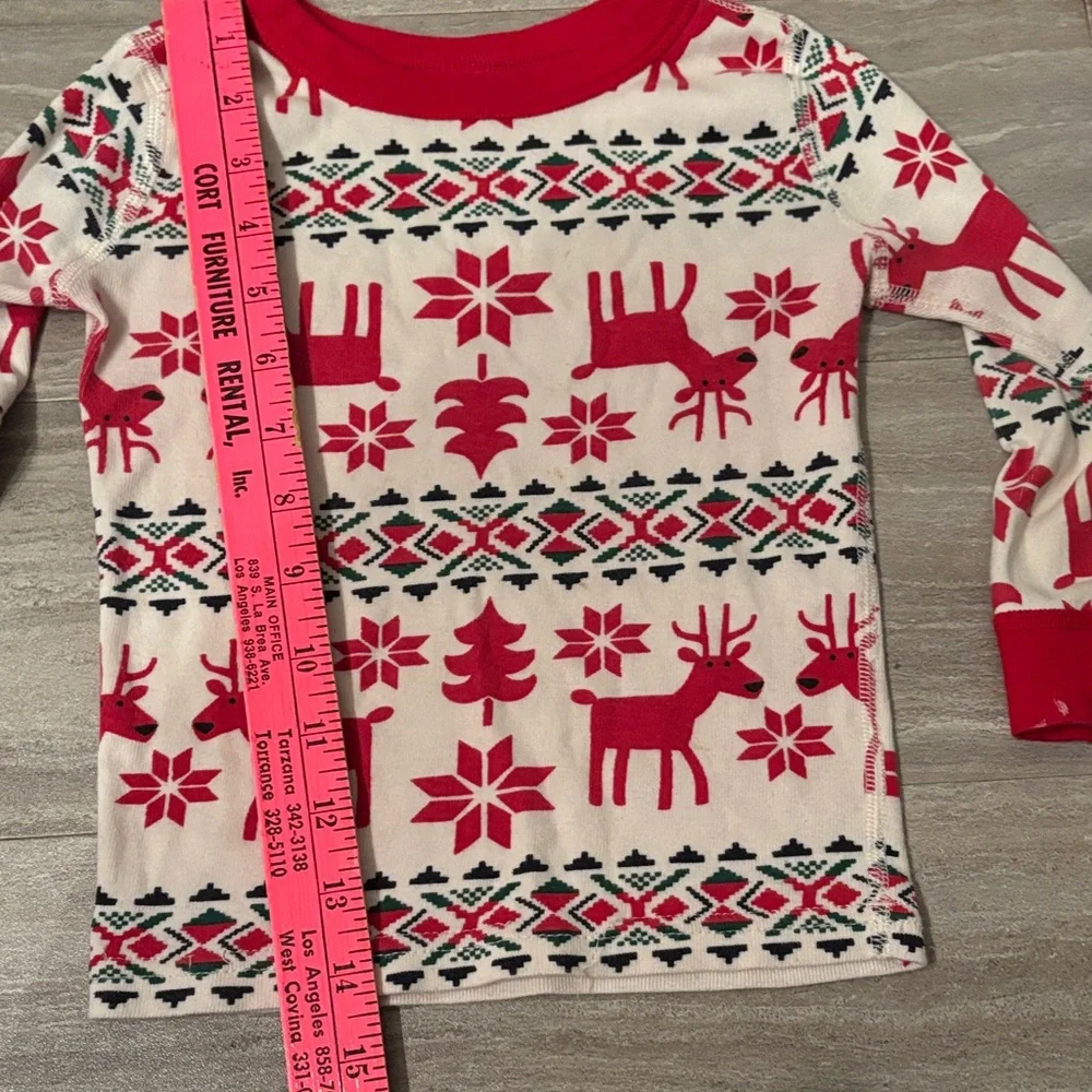 Hanna Andersson Dear Deer Red HannaJams Unisex Pajama Set